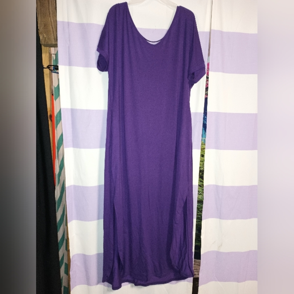 In'Voland purple maxi dress.
